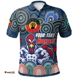 Amazing Aussie Sydney Roosters Naidoc Week Custom Naidoc Sydney Roosters Polo Shirt
