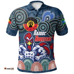 Amazing Aussie Sydney Roosters Naidoc Week Custom Naidoc Sydney Roosters Polo Shirt