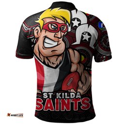 Amazing Aussie St Kilda NAIDOC Spirit Of Country Polo Shirt