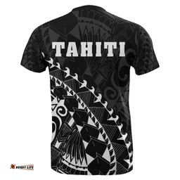 Tahiti T-Shirt White Turtle Style