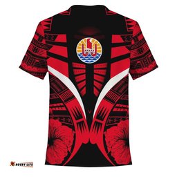 Tahiti Tattoo T Shirt Hibiscus