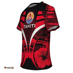Tahiti Tattoo T Shirt Hibiscus