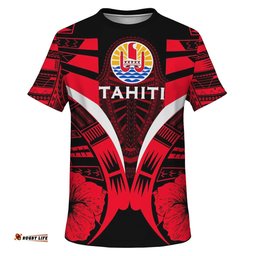 Tahiti Tattoo T Shirt Hibiscus