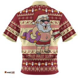 Amazing Aussie Australia Christmas Custom Aussie Christmas Santa Summer Vibes Polo Shirt