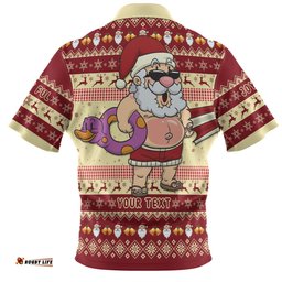 Amazing Aussie Australia Christmas Custom Aussie Christmas Santa Summer Vibes Polo Shirt