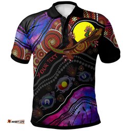Amazing Aussie Australia Naidoc Week Custom Heal Country Indigenous Aboriginal Inspired Polo Shirt