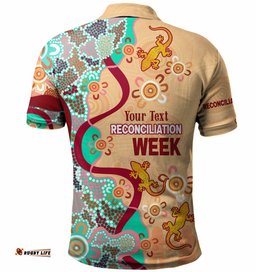 Amazing Aussie Australia National Reconciliation Week Custom Be A Voice For Generations Polo Shirt