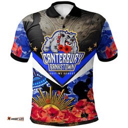 Amazing Aussie Australia Custom Anzac Poppy Aboriginal Inspired Polo Shirt
