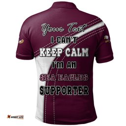 Amazing Aussie Manly Warringah Sea Eagles Custom Team Of Us Die Hard Fan Supporters Polo Shirt