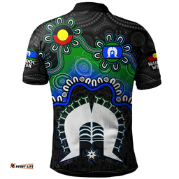 Amazing Aussie Indigenous Australian Aboriginal Naidoc Week Echo Of Ancestors Polo Shirt