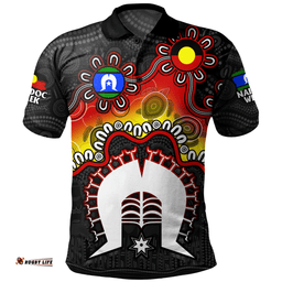 Amazing Aussie Indigenous Australian Aboriginal Naidoc Week Echo Of Ancestors Polo Shirt