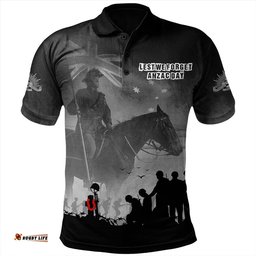 Amazing Aussie Australia Legacy Of Sacrifice Anzac Day Polo Shirt
