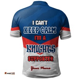 Amazing Aussie Newcastle Knights Custom Knights Supporter Polo Shirt
