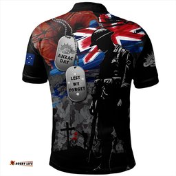 Amazing Aussie Australia Tribute To The Brave Anzac Day Polo Shirt