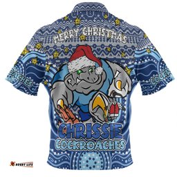 Amazing Aussie New South Wales Cockroaches Christmas Custom Christmas Knit Patterns Vintage Jersey Ugly Polo Shirt