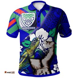 Amazing Aussie New Zealand Warriors Patronage Sea Turtle Custom Indigenous New Zealand Warriors Bloods In My Veins Polo Shirt