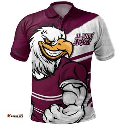Amazing Aussie Manly Warringah Sea Eagles Defend The Pride Polo Shirt