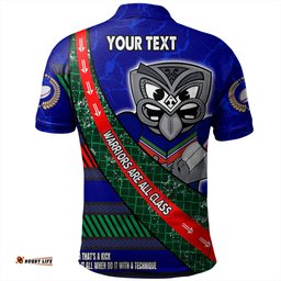Amazing Aussie New Zealand Warriors Sport Theme Song For Rugby With Sporty Style Polo Shirt