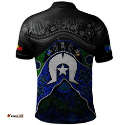 Amazing Aussie Indigenous Australian Aboriginal Torres Warrior Legacy NAIDOC Journey Polo Shirt