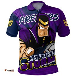 Amazing Aussie Melbourne Storm Chasing Victory 2025 Final Series Pride Polo Shirt