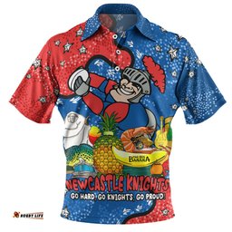 Amazing Aussie Newcastle Knights Custom Australian Big Things Polo Shirt