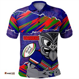 Amazing Aussie New Zealand Warriors Sport Theme Song Polo Shirt