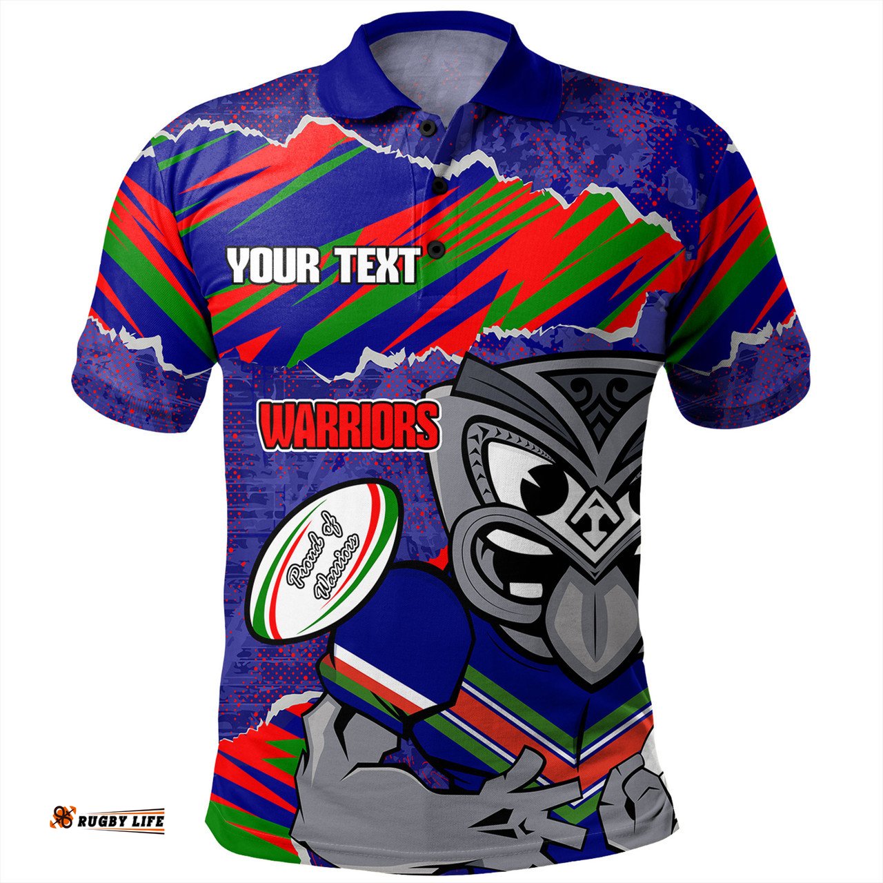 Amazing Aussie New Zealand Warriors Sport Theme Song Polo Shirt