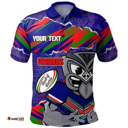 Amazing Aussie New Zealand Warriors Sport Theme Song Polo Shirt