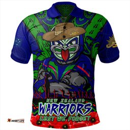 Amazing Aussie New Zealand Warriors Ripped Legacy Of The Game The ANZAC Spirit Lives On Polo Shirt