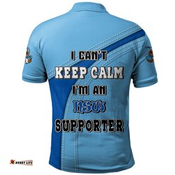 Amazing Aussie New South Wales Blues Custom Team Of Us Die Hard Fan Supporters Polo Shirt