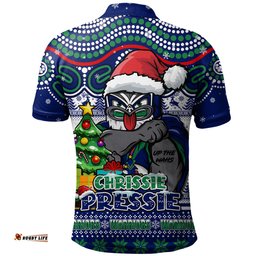 Amazing Aussie New Zealand Warriors Aussie Ugly Christmas For Die Hard Fan Supporters Polo Shirt