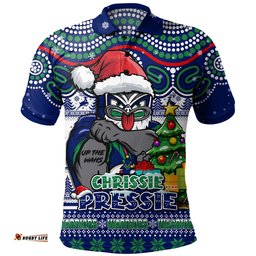 Amazing Aussie New Zealand Warriors Aussie Ugly Christmas For Die Hard Fan Supporters Polo Shirt