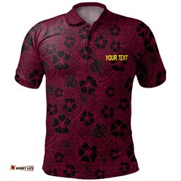 Amazing Aussie Brisbane Broncos Scream With Tropical Patterns Polo Shirt