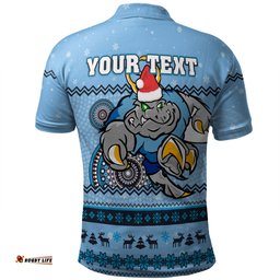 Amazing Aussie New South Wales Cockroaches Christmas Custom Ugly Xmas And Aboriginal Patterns For Die Hard Fan Polo Shirt