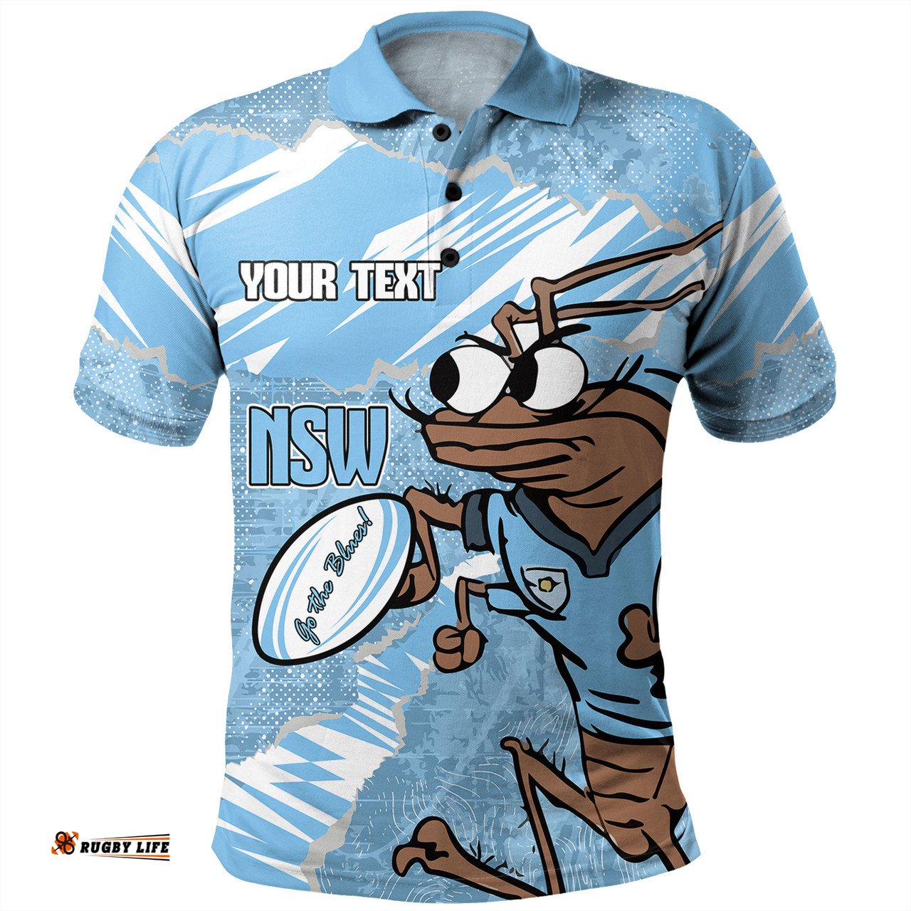 Amazing Aussie Cockroach Sport Theme Song Polo Shirt