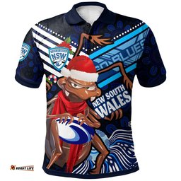 Amazing Aussie Cockroach Custom Cockroach Aboriginal Inspired State Of Origin Christmas Polo Shirt