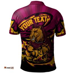 Amazing Aussie Brisbane Broncos Premiership Series Sports Gear Polo Shirt