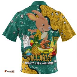 Amazing Aussie Australia Wallabies Custom Australian Big Things Polo Shirt