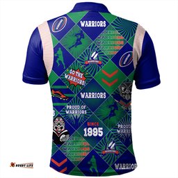 Amazing Aussie New Zealand Warriors Sport Argyle Patterns Style Tough Fan Rugby For Life Polo Shirt
