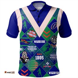 Amazing Aussie New Zealand Warriors Sport Argyle Patterns Style Tough Fan Rugby For Life Polo Shirt