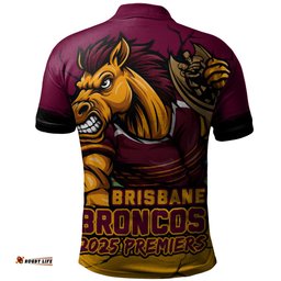 Amazing Aussie Brisbane Broncos Unleash Power In The Ultimate Battle Polo Shirt