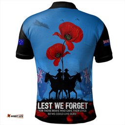 Amazing Aussie Australia Sailing Into History The ANZAC Spirit Polo Shirt