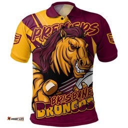 Amazing Aussie Brisbane Broncos Chasing Victory 2025 Final Series Pride Polo Shirt