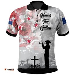 Amazing Aussie New Zealand Anzac We Will Remember Them Polo Shirt