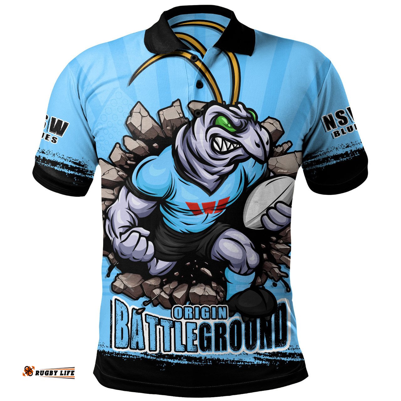 Amazing Aussie New South Wales Blues Dynasty Of Blues Polo Shirt