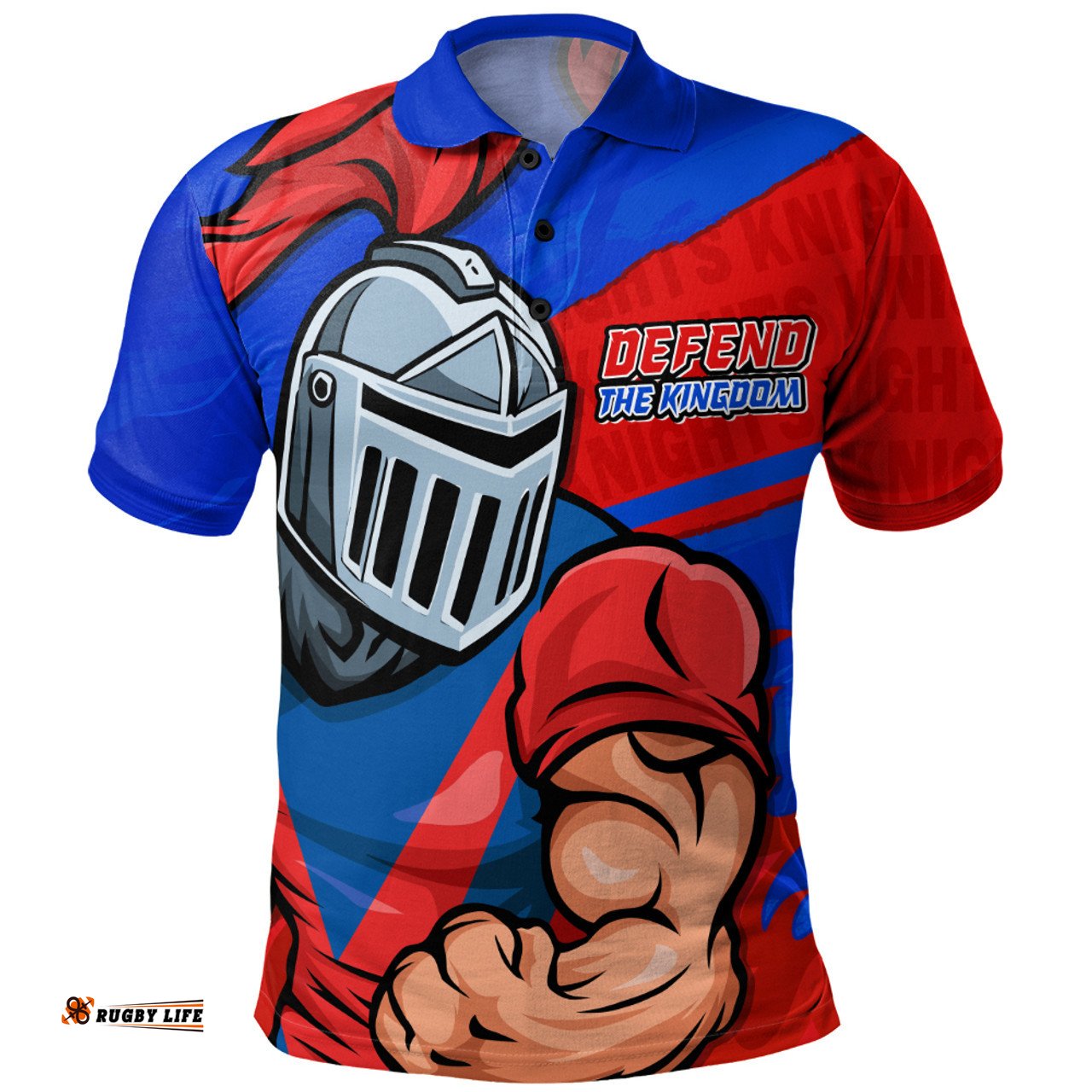 Amazing Aussie Newcastle Knights Defend The Pride Polo Shirt
