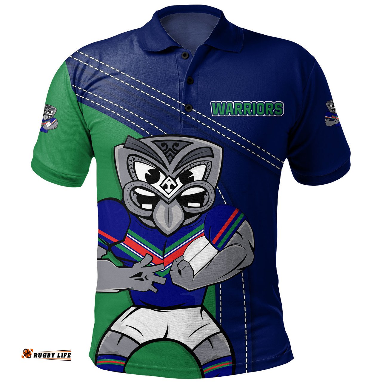 Amazing Aussie New Zealand Warriors Custom Team Of Us Die Hard Fan Supporters Polo Shirt