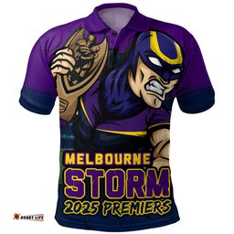 Amazing Aussie Melbourne Storm Unleash Power In The Ultimate Battle Polo Shirt