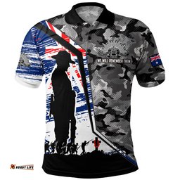 Amazing Aussie Australia Remembrance Day Heroic Soldier Legacy Polo Shirt