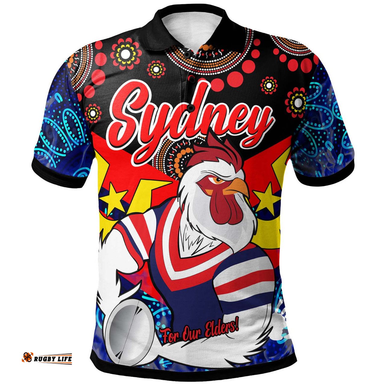 Amazing Aussie Australia Sydney Naidoc Week Custom Aboriginal Inspired Culture and Torres Strait Polo Shirt